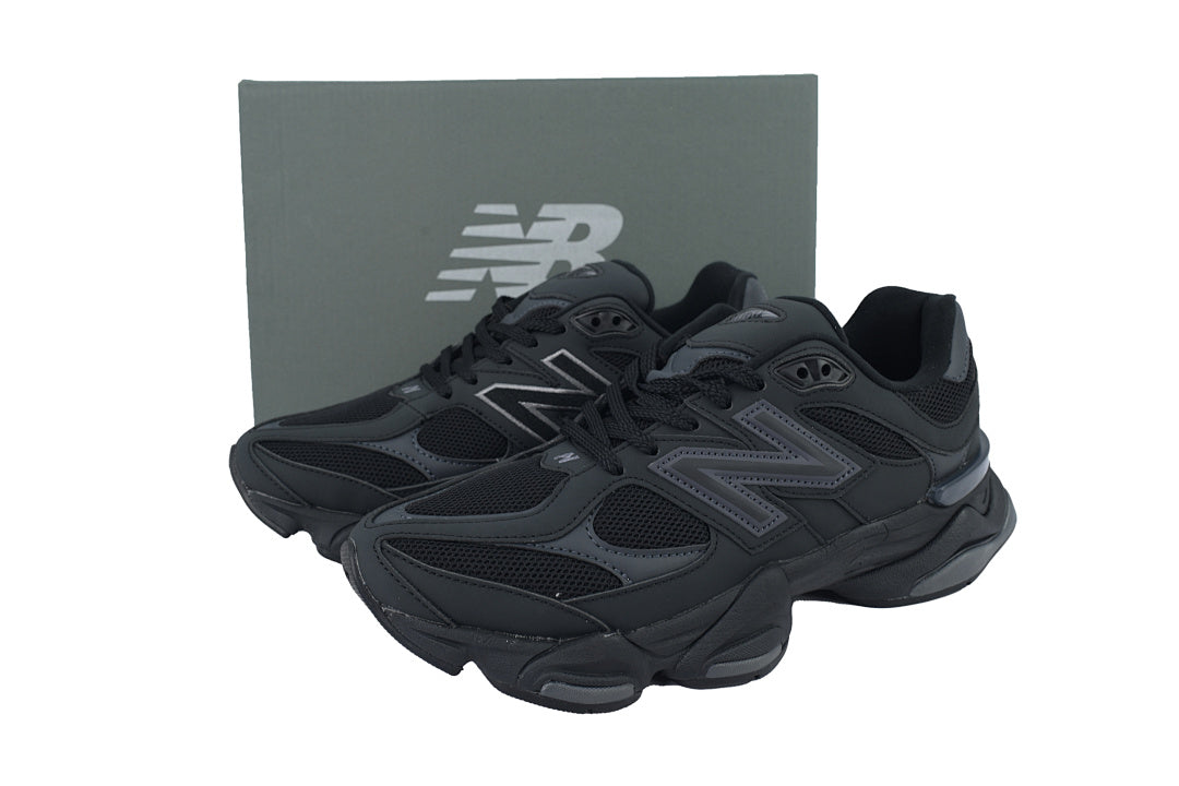 New Balance 9060 'Black Cat' U9060ZGE Women's & Men's Black Chunky Sneakers