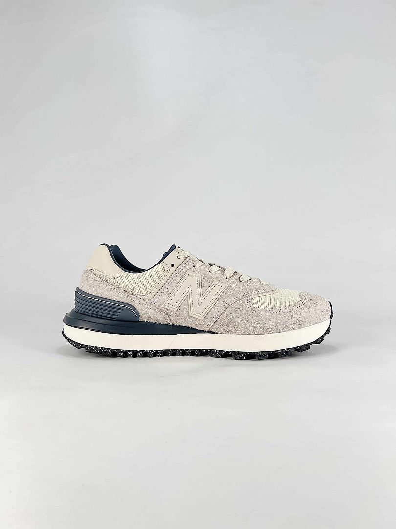 New Balance 574 U574LGWG Womens Mens Light Grey Cream Retro Casual Sneakers