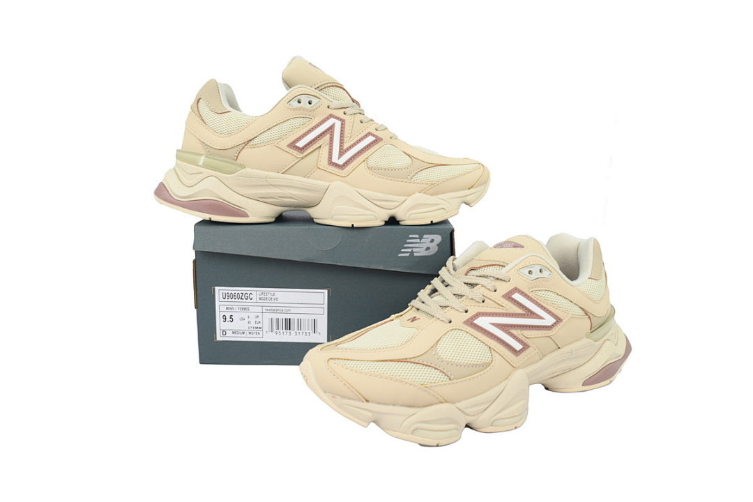 New Balance 9060 Bone Sparrow U9060ZGC Women's Men's Beige Retro Chunky Sneakers