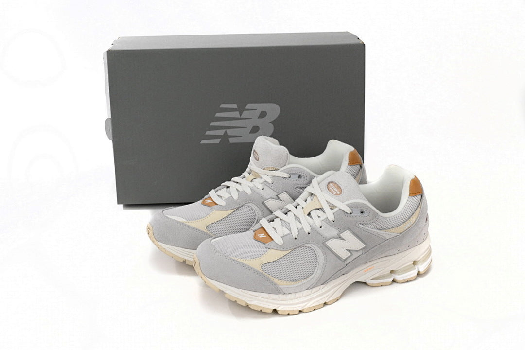 New Balance 2002R M2002RSB Light Grey Cream Retro Sneakers Women Men Casual Shoes