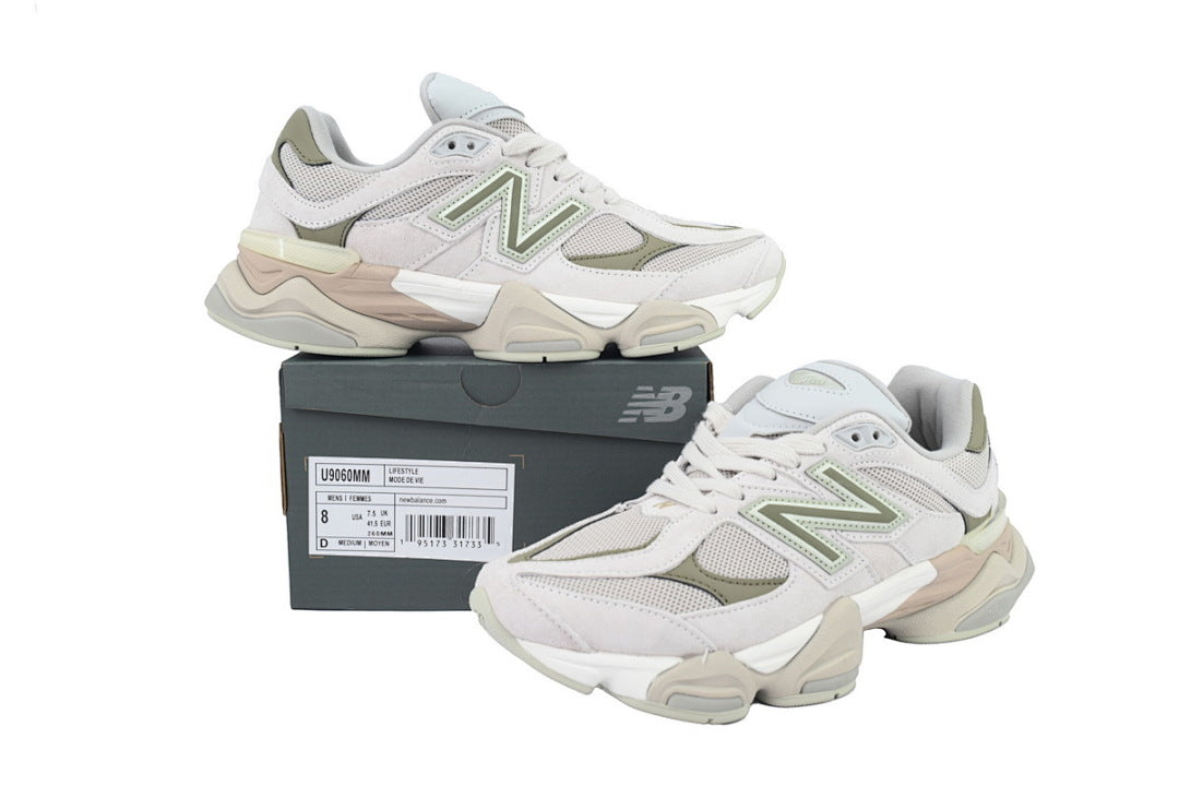 New Balance 9060 Grey Moonbeam U9060MM Women's & Men's Retro Chunky Sneakers