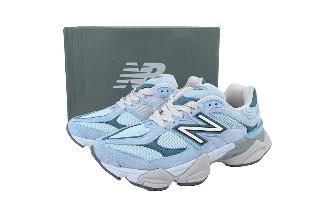 New Balance 9060 Chrome Blue U9060EED Women's & Men's Retro Chunky Sneakers