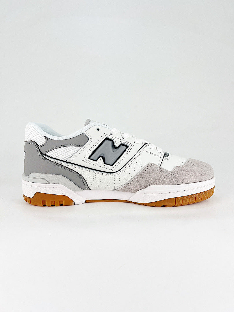 New Balance 550 BB550ESC White Grey Gum Womens Mens Retro Low Top Sneakers