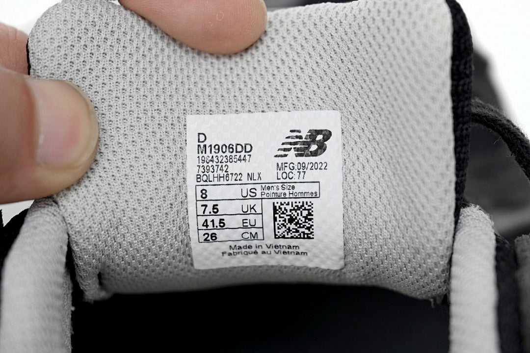 New Balance 1906R M1906DD Refined Future Grey Black Womens Mens Retro Distressed Sneakers